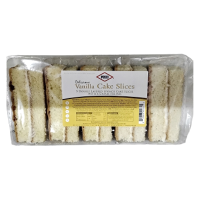 KCB Vanilla Cake Slices