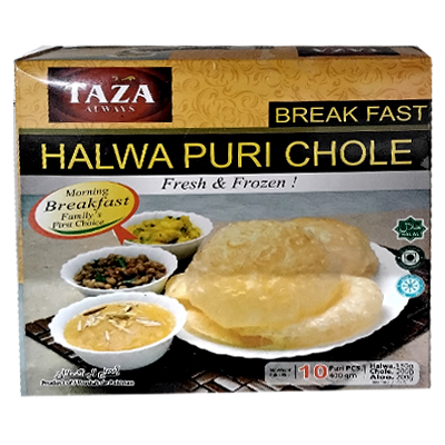 Taza Halwa Puri Chole