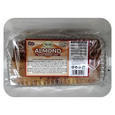 Yorkshire Baking Company Almond Sliced Madeira Cake