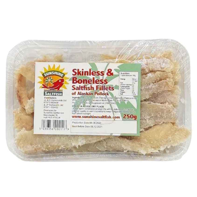 Sunshine Skinless & Boneless Saltfish Fillets