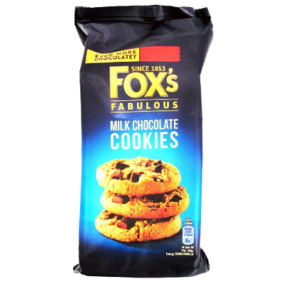 Foxs Fabulous Milk Chocolate Cookies