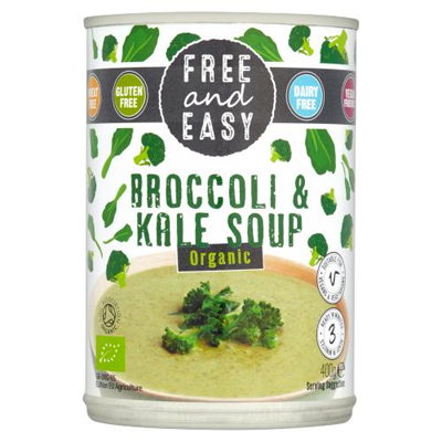 Free and Easy Organic Broccoli & Kale Soup