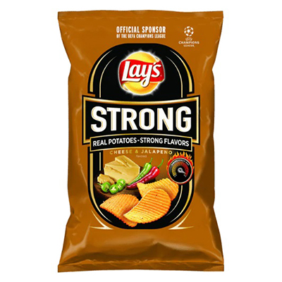 Lays Strong Cheese & Jalapeno