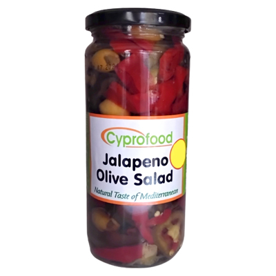 Cyprofood Jalapenos Olive Salad