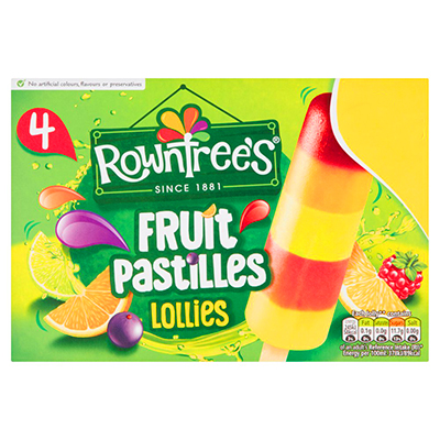 Rowntrees Fruit Pastilles Lollies