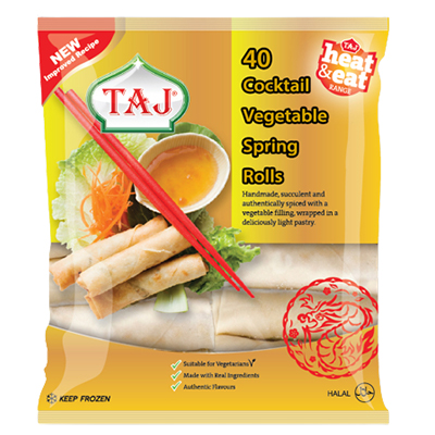 TAJ Cocktail Vegetable Spring Rolls