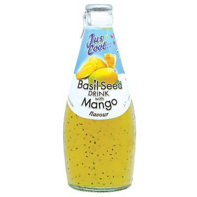 Jus Cool Basil Seed Mango Drink