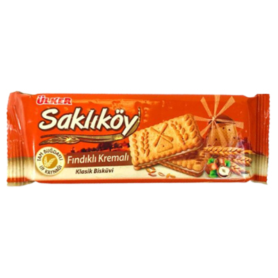 Ulker Saklikoy Hazelnut Sandwich Biscuit