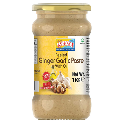 Ashoka Peeled Ginger Garlic Paste With Oil