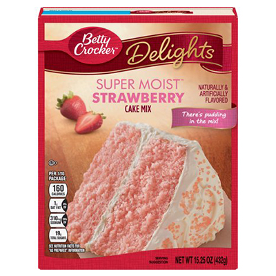 Betty Crocker Super Moist Strawberry Cake Mix