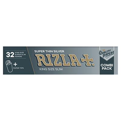 Rizla Super Thin Silver King Size Slim Combi