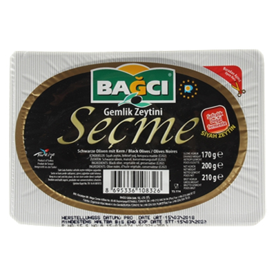 Bagci secme siyah zeytin