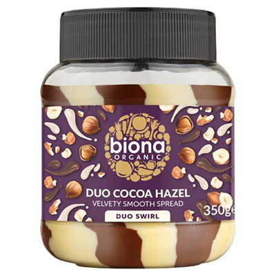 Biona Organic Duo Cocoa Hazel Velvety Smooth Spread