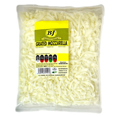 BJ Grated Mozzarella Cheese