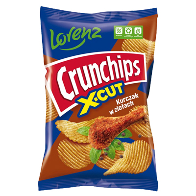 Crunchips X-Cut Chicken Potato Chips With Herbs