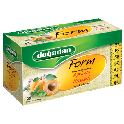 Dogadan Form Apricot 20 Tea Bag