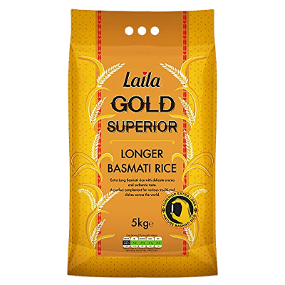 Laila Gold Superior Longer Basmati Rice