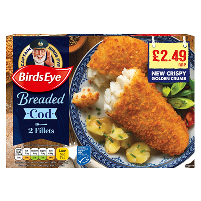 Birds Eye 2 Breaded Cod Fillets