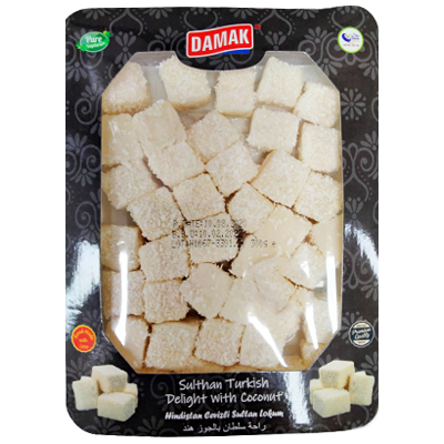 Damak sulthan Turkish delight with coconut