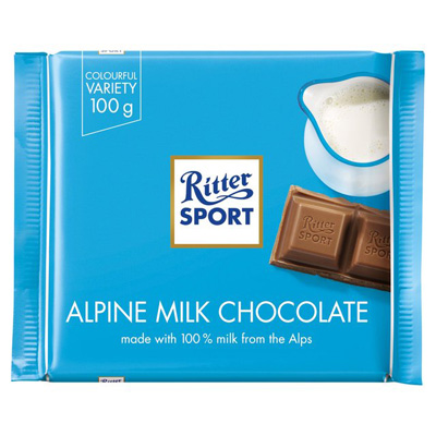 Ritter Sport Alpine Milk Chocolate