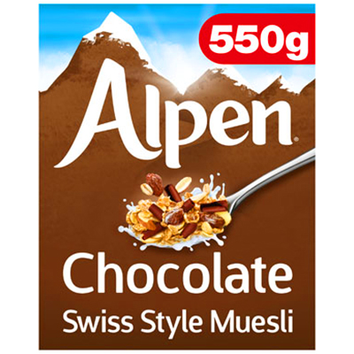 Alpen Chocolate Swiss style Muesli