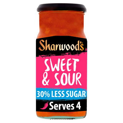 Sharwoods 30% Less Sugar Sweet & Sour Cooking Sauce