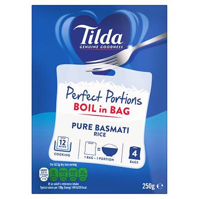 Tilda Basmati Rice (4 bags)