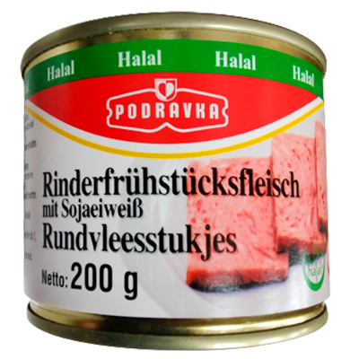 Podravka luncheon meat Halal