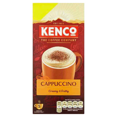 Kenco Cappuccino Instant Coffee 5 pack