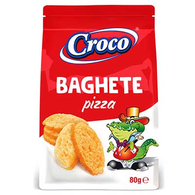 Croco Bread Crisps Pizza Flavour