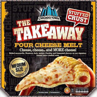 Chicago Town Takeaway Medium Stuffed Crust Cheese Pizza