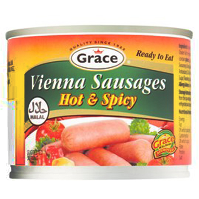 Grace Vienna sausages hot and spicy