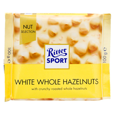 Ritter Sport White Whole Hazelnuts