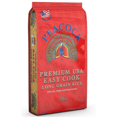 Peacock Premium Usa Easy Cook Long Grain Rice