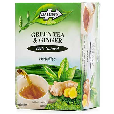 Dalgety Green Tea & Ginger Herbal Tea Bags