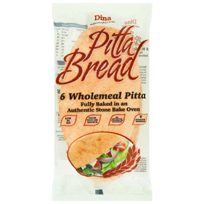 Dina Wholemeal Pitta bread