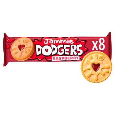 Jammie Dodgers Raspberry 8Pk