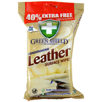 Green Shield Conditioning Leather Surface Wipes