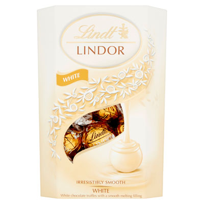 Lindt Lindor White Chocolate Carton