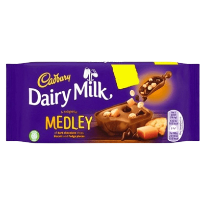 Cadbury Dairy Milk Medley Fudge Chocolate Bar