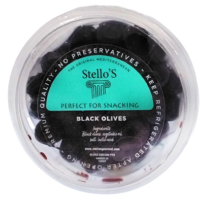 Stellos Black Olives