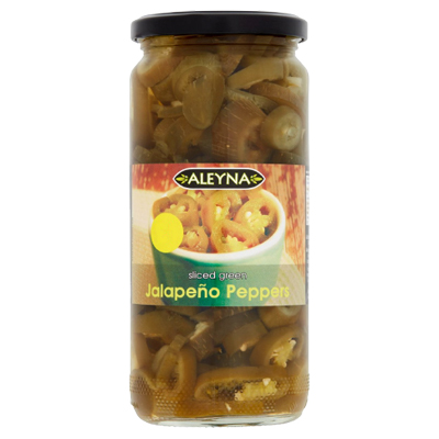 Aleyna Sliced Green Jalapeno Peppers