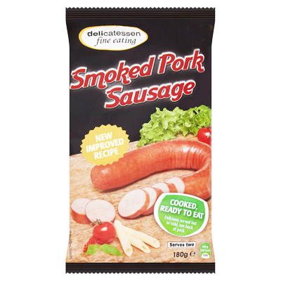 Delicatessen Fine Eating Smoked Pork Sausage