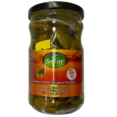 Selin Green Frenk Peppers Pickled