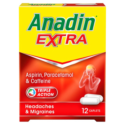 Anadin Extra Aspirin Paracetamol & Caffeine