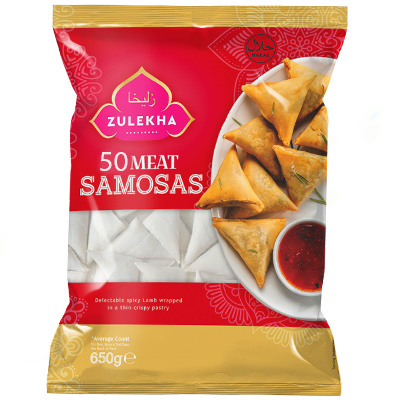 Zulekha meat samosas 50pcs