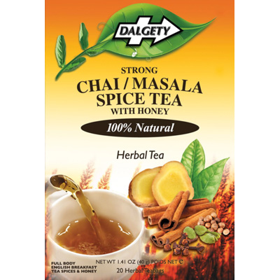 Dalgety Strong Chai/masala Spice Tea With Honey 20 Tea Bags