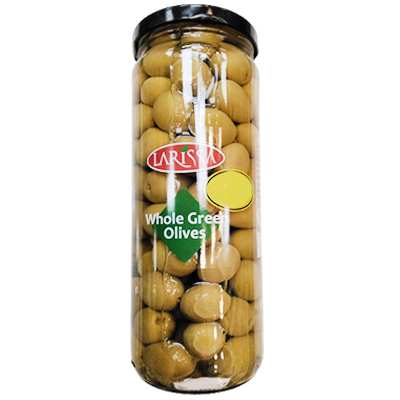 Larissa whole green olives