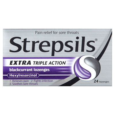 Strepsils Extra Blackcurrant 24pk