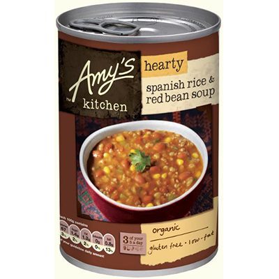 Amys Kitchen Spanish Rice & Red Bean Soup